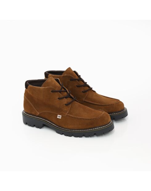 Braune Wildlederstiefel Sopi