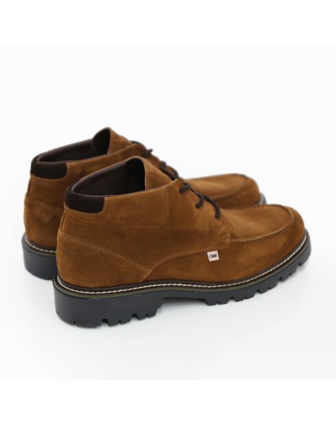 Braune Wildlederstiefel Sopi