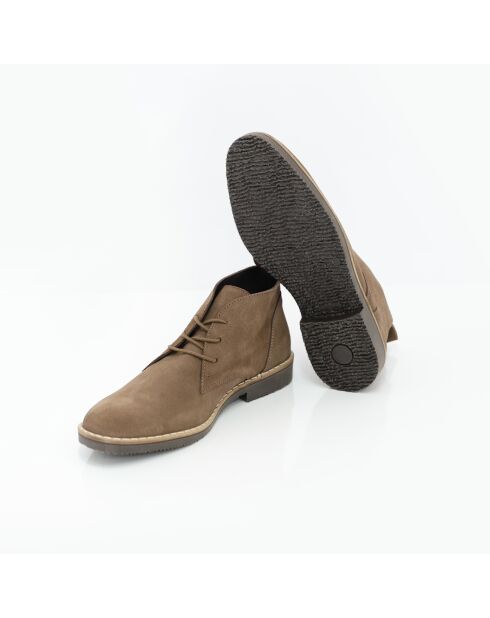 Hellbraune Wildlederstiefel Morlis