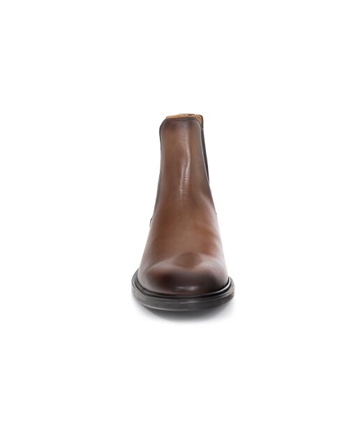 Chelsea boots 100% leer Baza lichtbruin