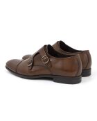 Monks 100% hellbraunes Milamon-Leder