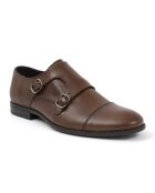 Monks 100% hellbraunes Milamon-Leder