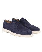 Misuka blaue Wildleder-Bootsschuhe