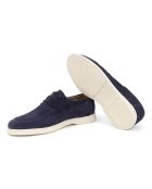 Misuka blaue Wildleder-Bootsschuhe