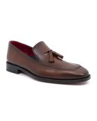 Braune Mokassins Lubor aus 100% Leder