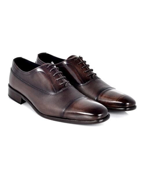 Pamor braune Oxford-Schuhe aus 100% Leder