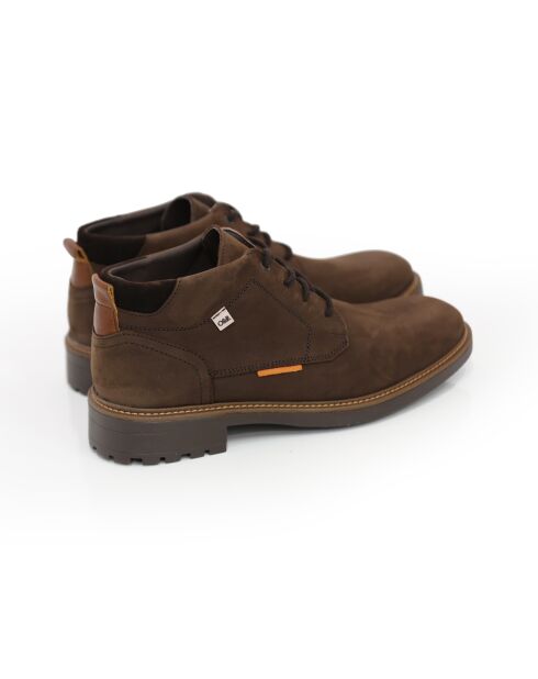 Braune Wildlederstiefel Matiz