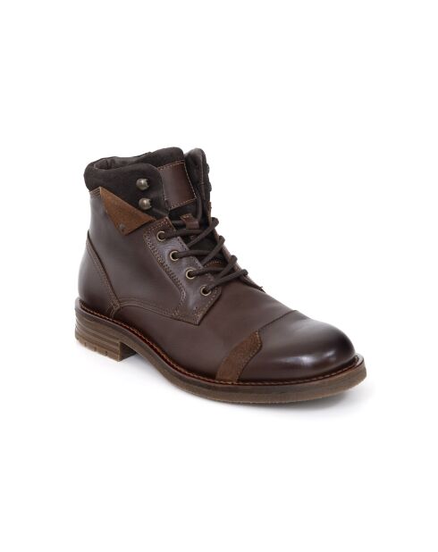 Braune Stiefel aus 100% Leder von Baktramin