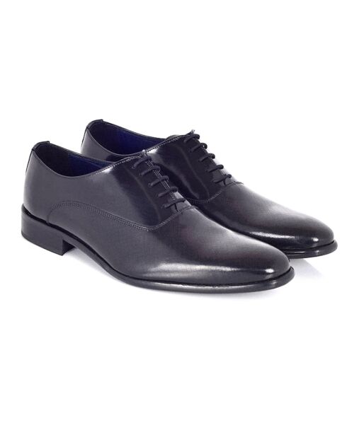 Oxford-Schuhe aus 100% schwarzem Paciel-Leder