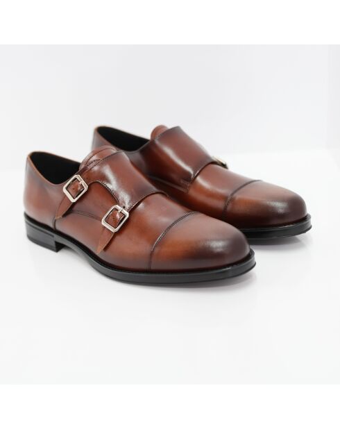 Monks 100% braunes Conado-Leder