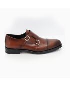Monks 100% braunes Conado-Leder
