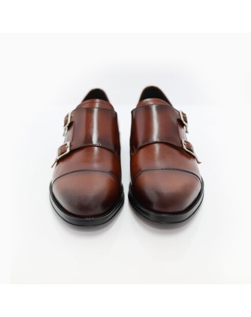 Monks 100% braunes Conado-Leder