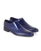 Marineblaue Oxford-Schuhe aus 100% Panil-Leder