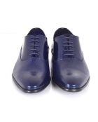 Marineblaue Oxford-Schuhe aus 100% Panil-Leder