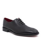 Schwarze Luniso Oxford-Schuhe aus 100% Leder