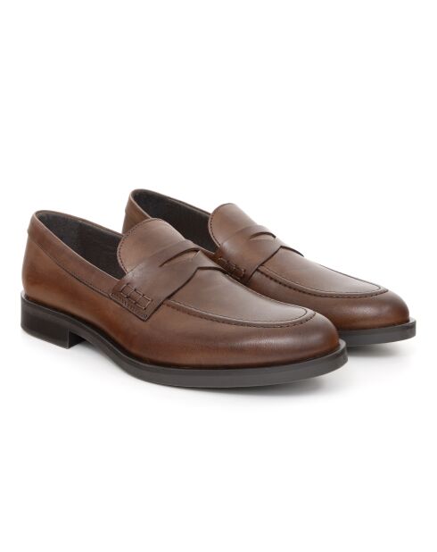 Braune Mokassins Mimoc aus 100% Leder
