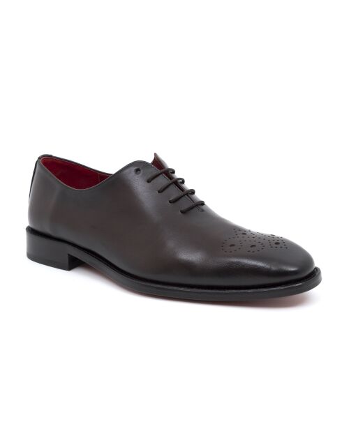 Scarpe Oxford Luniso marroni 100% pelle