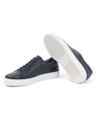 Marineblauwe sneakers van 100% leer Milbet
