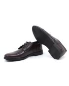 Derbies 100 % cuir Amilov bordeaux