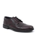 Derbies 100 % cuir Amilov bordeaux