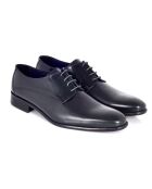 Pafor schwarze Derbys aus 100% Leder