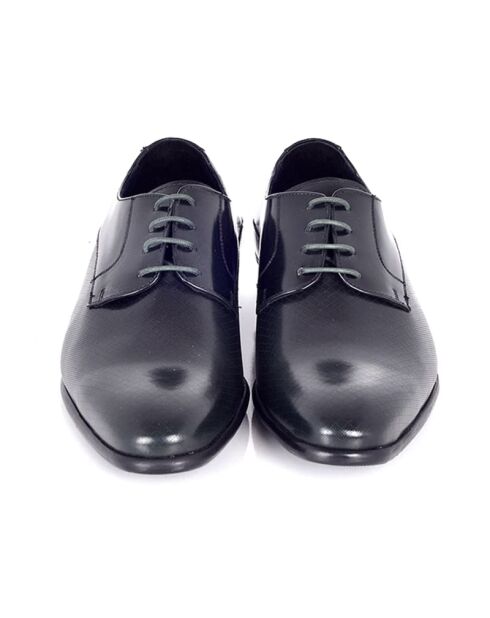 Pafor schwarze Derbys aus 100% Leder