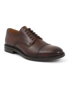 Derbies 100 % cuir Mider marron