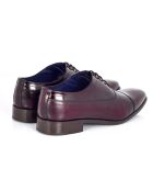 Pamor burgunderrote Oxford-Schuhe aus 100% Leder