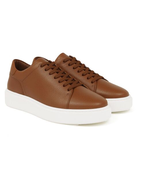 Melin lichtbruine sneakers van 100% leer