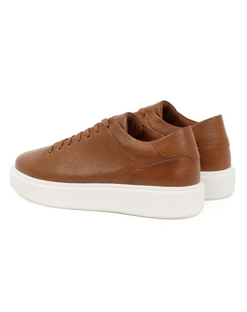Melin lichtbruine sneakers van 100% leer