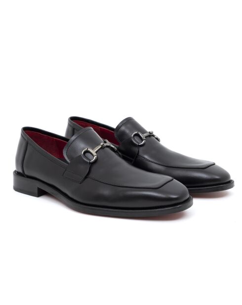 Schwarze Loafer Lubile aus 100% Leder