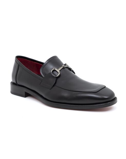 Schwarze Loafer Lubile aus 100% Leder