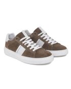 Zapatillas Sibosa de gamuza marrón