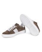 Zapatillas Sibosa de gamuza marrón