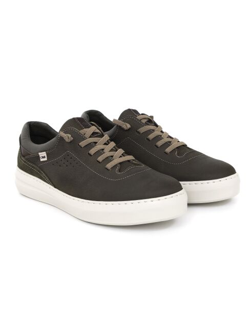Nitovi kaki sneakers van 100% nubuckleer
