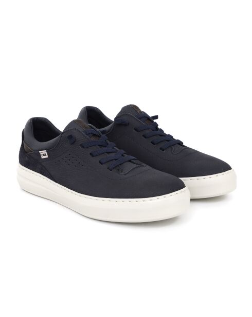Nitovi marineblauwe sneakers van 100% leer