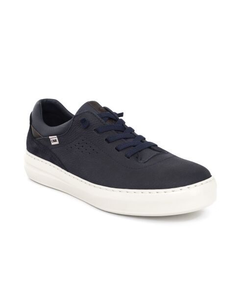 Nitovi marineblauwe sneakers van 100% leer