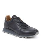 Marineblauwe Milani sneakers van 100% leer
