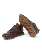 Sneakers 100 % cuir Milani marron