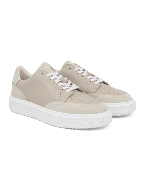 Sneakers Kabil aus 100% Leder in Beige