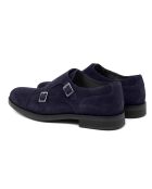 Blaue Mönche aus Mimonk-Veloursleder