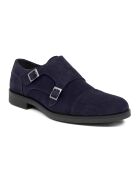 Blaue Mönche aus Mimonk-Veloursleder