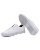 Witte sneakers van 100% leer van Melin
