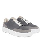 Graue Sneakers Kabil aus Veloursleder