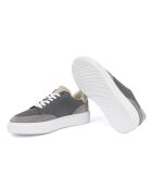 Graue Sneakers Kabil aus Veloursleder