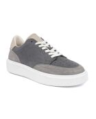 Graue Sneakers Kabil aus Veloursleder