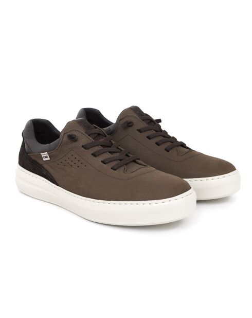 Zapatillas Nitovi marrones 100% piel