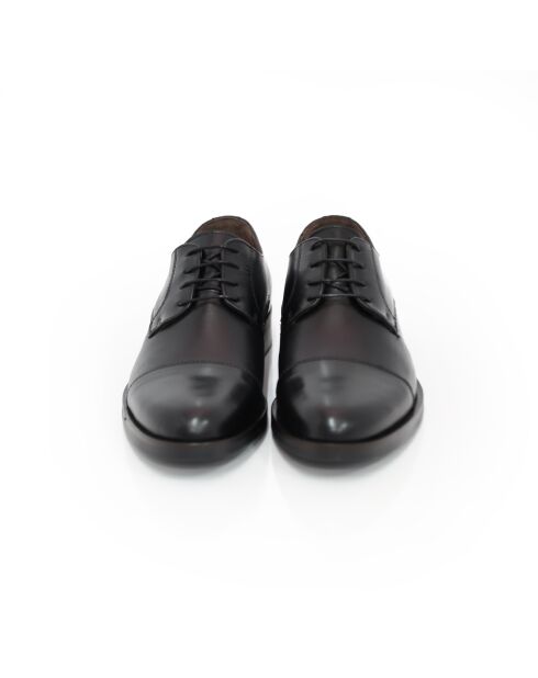 Manir Derbys aus 100% Leder, schwarz