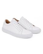 Witte sneakers van 100% leer van Conor