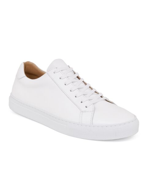 Witte sneakers van 100% leer van Conor
